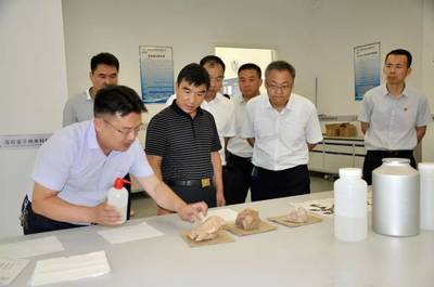 洛龍區(qū)區(qū)長(zhǎng)張玉杰調(diào)研炎黃科技園 助推新材料技術(shù)推廣服務(wù)升級(jí)